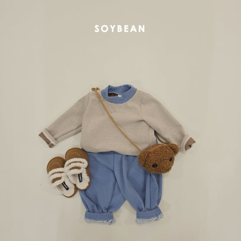 Soybean - Korean Baby Fashion - #babyoninstagram - Bonbon Stripe Set - 3