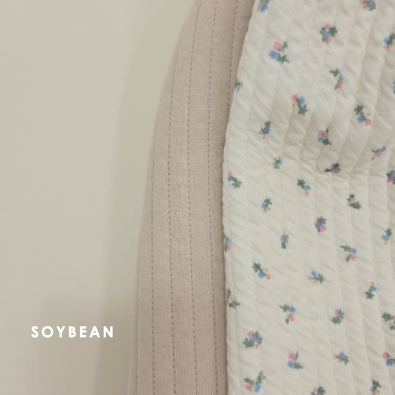 Soybean - Korean Baby Fashion - #babyootd - Quilted Suspender One-piece - 10