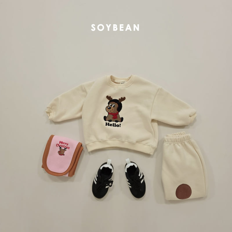 Soybean - Korean Baby Fashion - #babyootd - Hello Bouclé Rudolph Set - 5