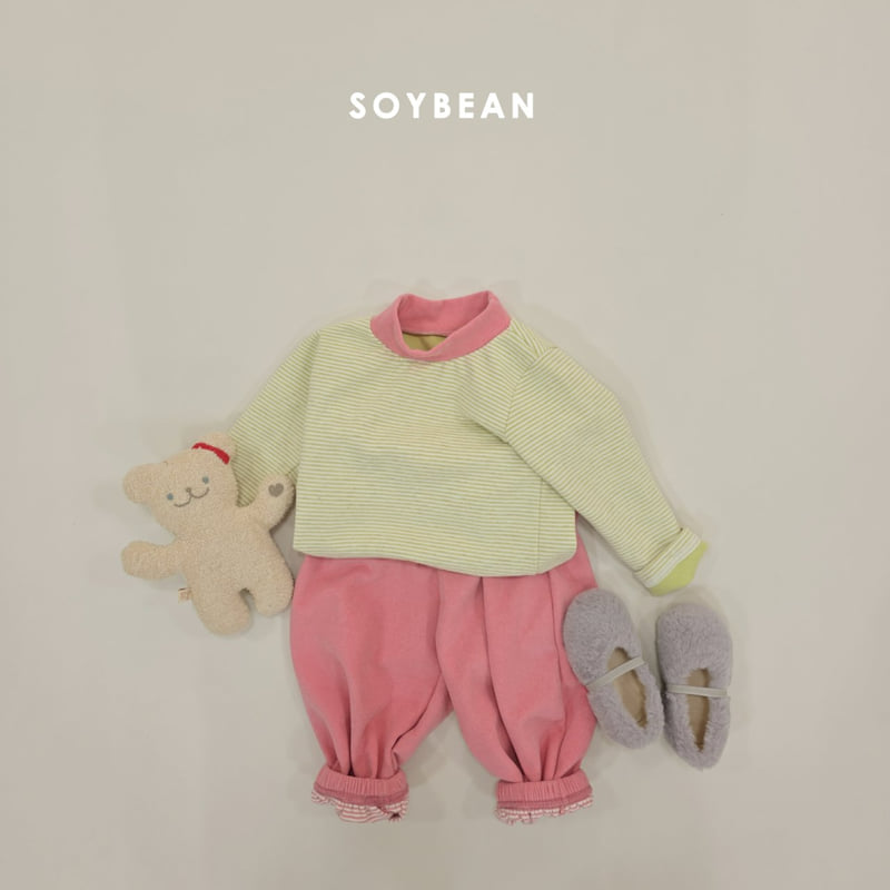 Soybean - Korean Baby Fashion - #babyoninstagram - Bonbon Stripe Set - 4