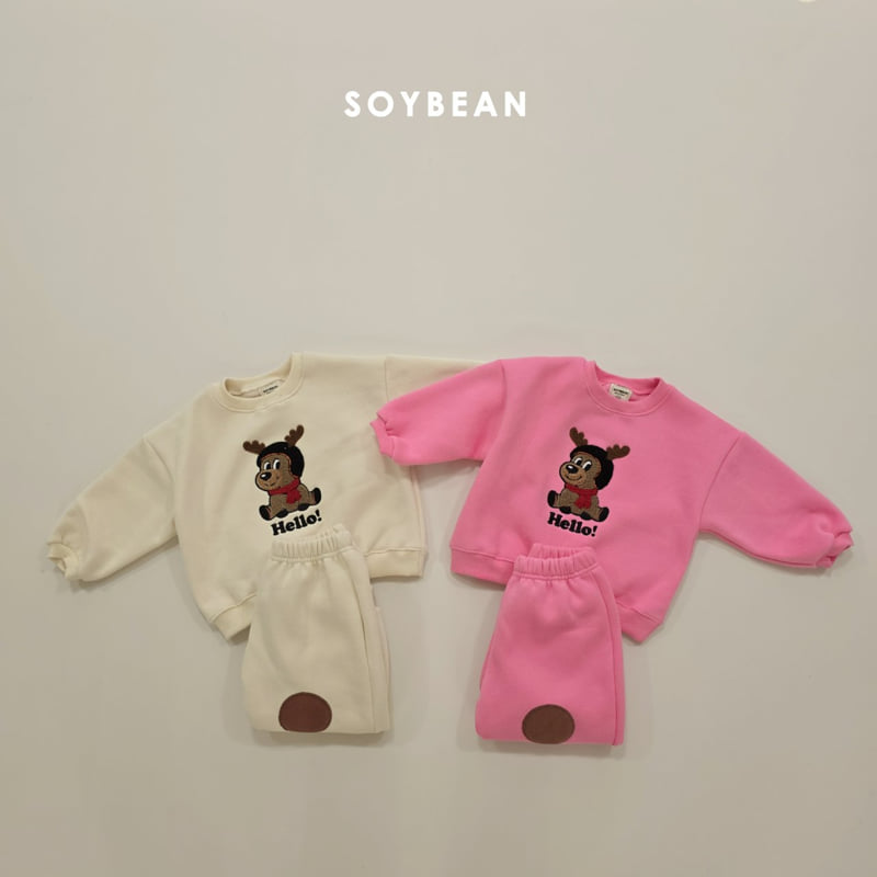 Soybean - Korean Baby Fashion - #babywear - Hello Bouclé Rudolph Set - 8