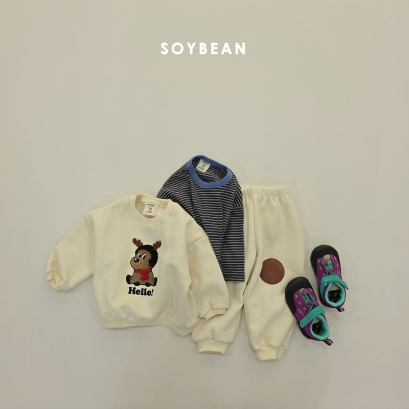 Soybean - Korean Baby Fashion - #onlinebabyshop - Hello Bouclé Rudolph Set - 10