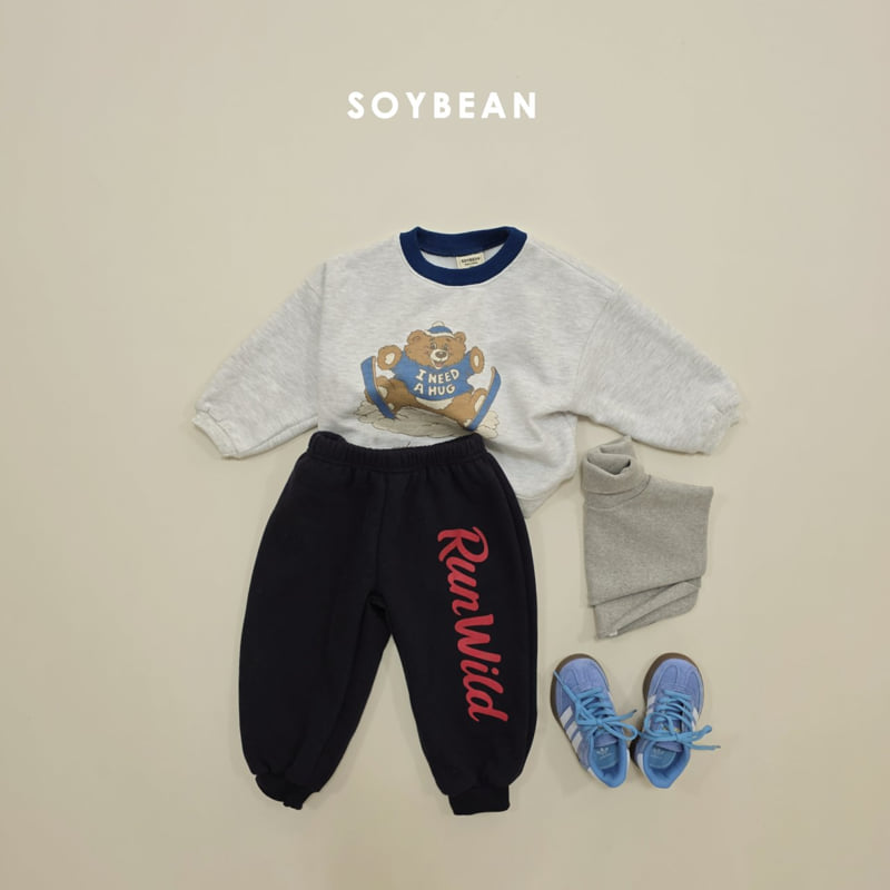 Soybean - Korean Children Fashion - #Kfashion4kids - Ski Bear Fleece Sweatshirt - 5