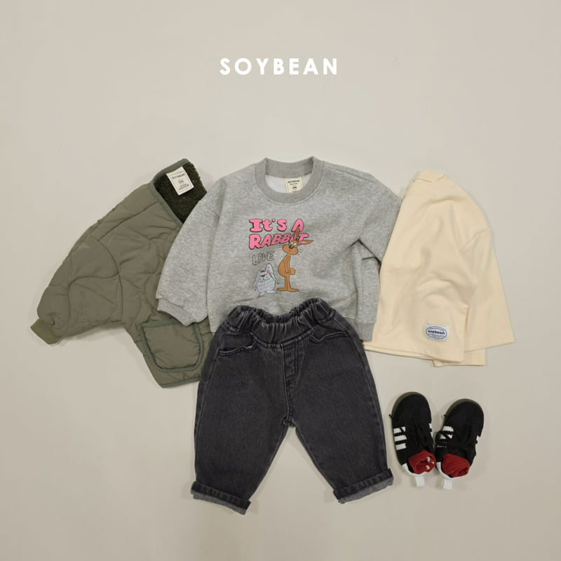 Soybean - Korean Children Fashion - #Kfashion4kids - Rabbit Fleece Sweatshirt - 5