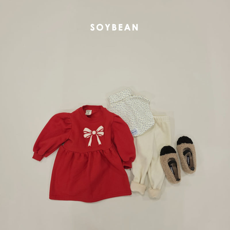 Soybean - Korean Children Fashion - #Kfashion4kids - Mink Ribbed Leggings - 3
