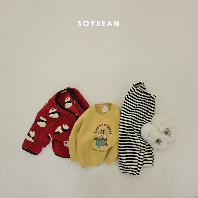 Soybean - Korean Children Fashion - #Kfashion4kids - Honey Bear Fleece Sweatshirt - 11