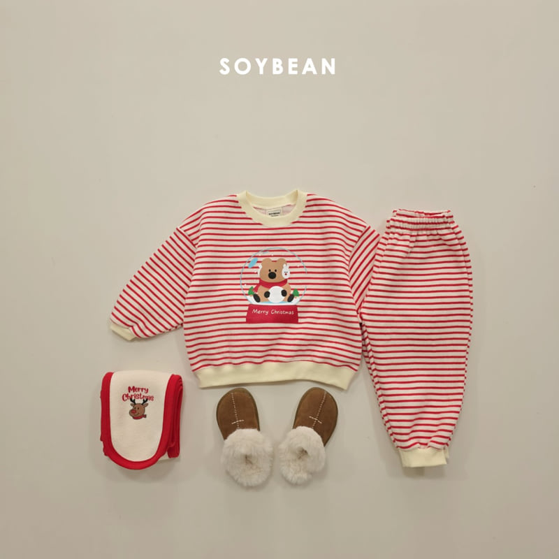 Soybean - Korean Children Fashion - #Kfashion4kids - Snowball Stripe Set - 7
