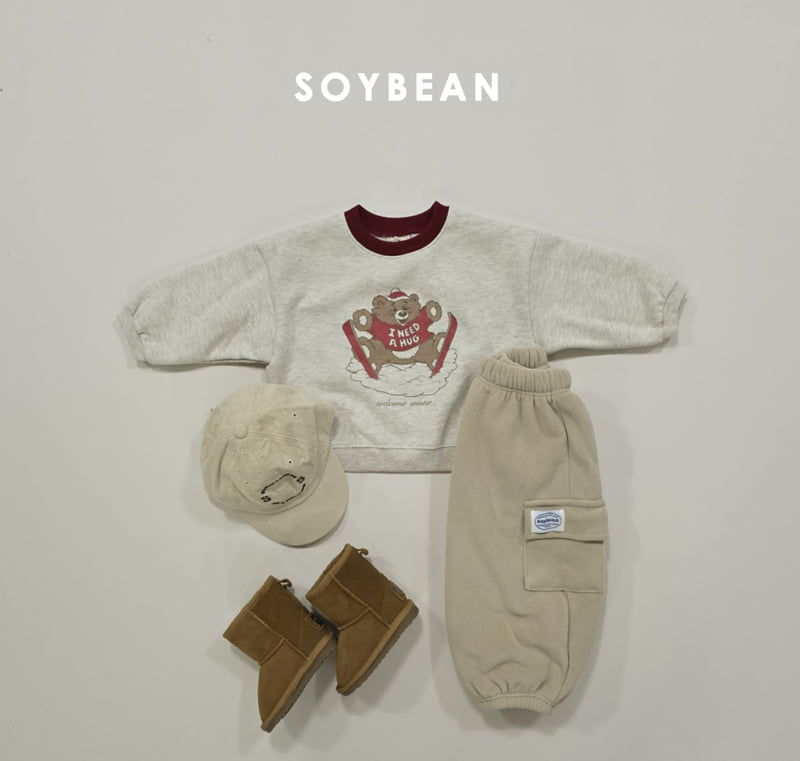 Soybean - Korean Children Fashion - #childofig - Ski Bear Fleece Sweatshirt - 10