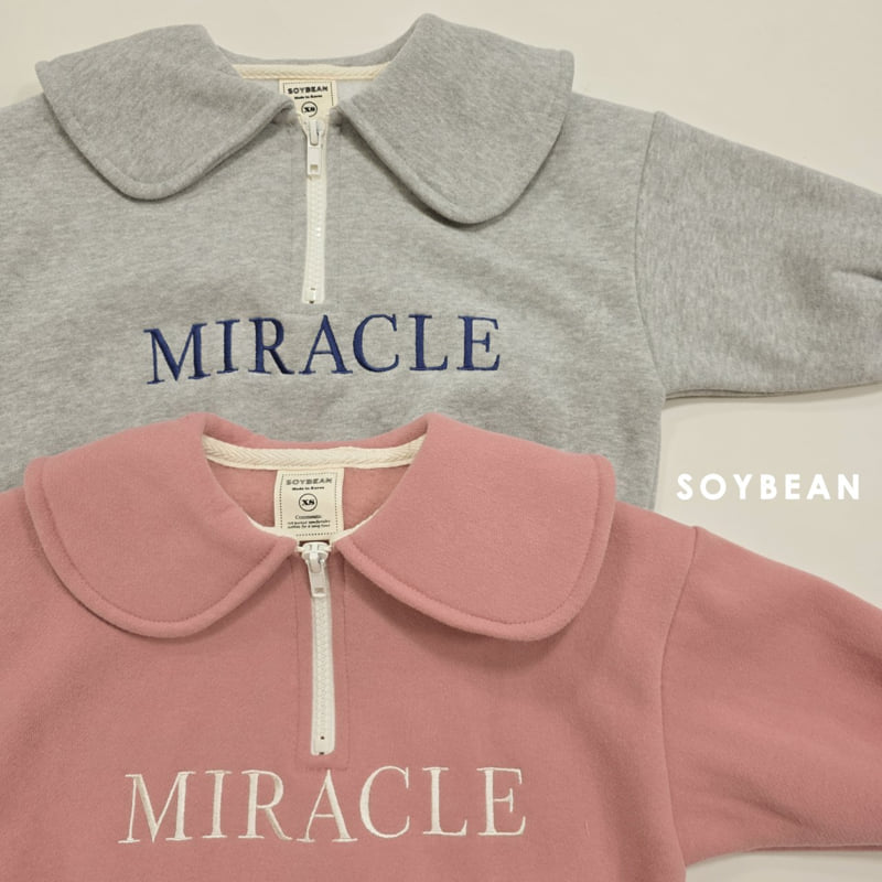 Soybean - Korean Children Fashion - #childofig - Miracle Half Zip-Up Set - 7