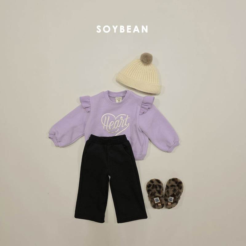 Soybean - Korean Children Fashion - #childofig - Heart Frill Sweatshirt - 8