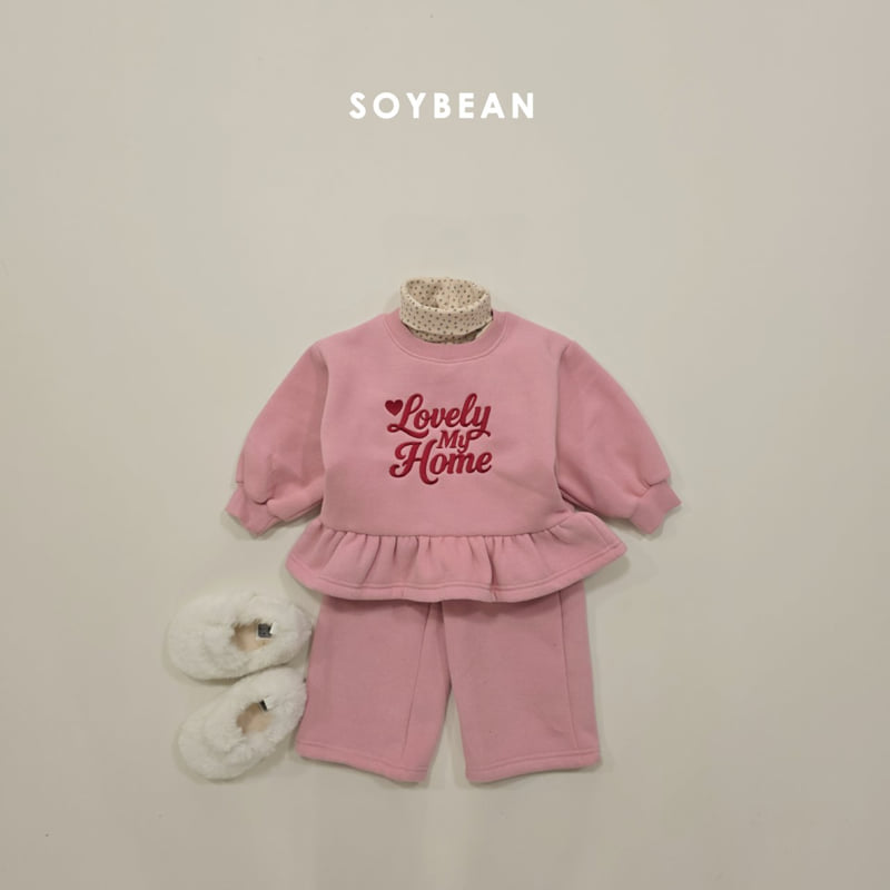 Soybean - Korean Children Fashion - #childofig - Lovely Frill Fleece Set - 6