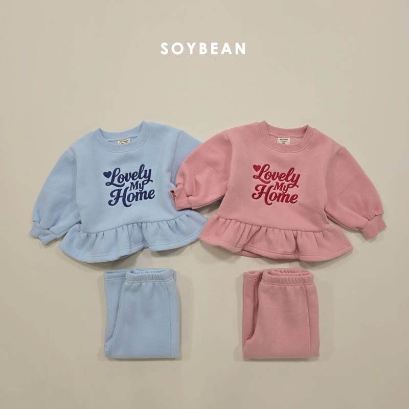 Soybean - Korean Children Fashion - #childofig - Lovely Frill Fleece Set - 7