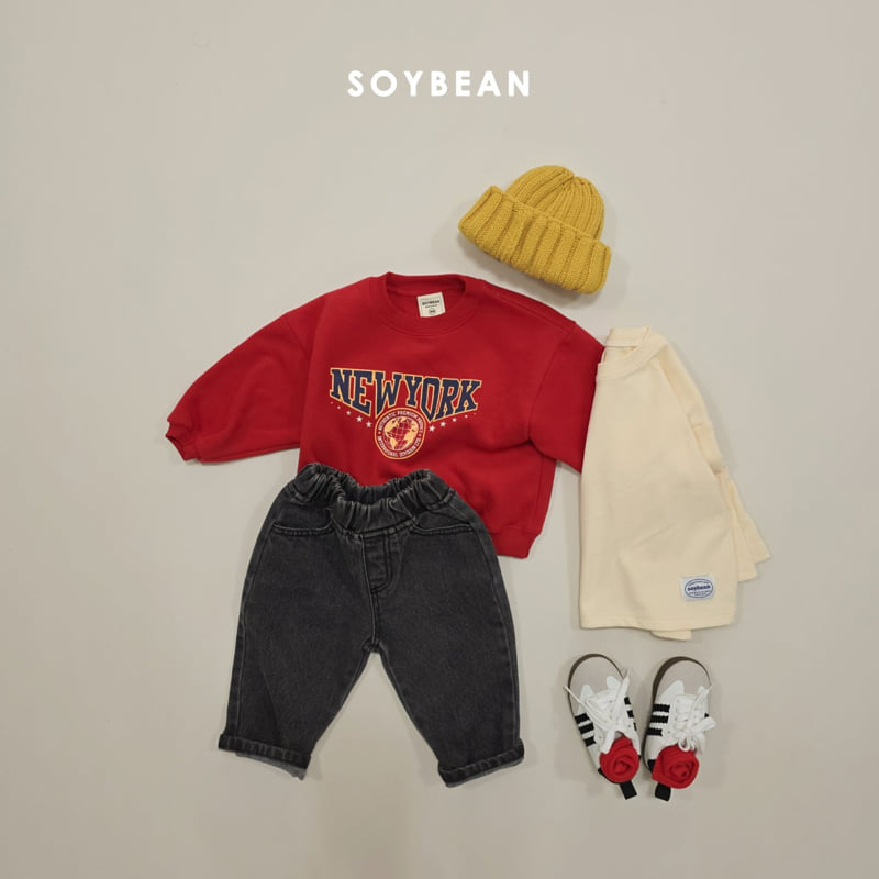Soybean - Korean Children Fashion - #childofig - New York Fleece Sweatshirt - 5