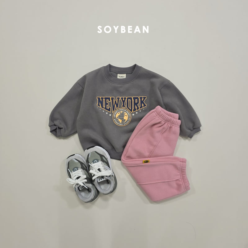 Soybean - Korean Children Fashion - #childofig - New York Fleece Sweatshirt - 6