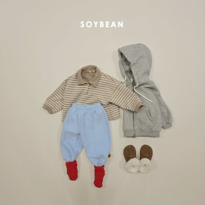 Soybean - Korean Children Fashion - #childofig - Soft Loose Collar Tee - 7