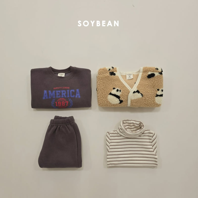 Soybean - Korean Children Fashion - #childofig - America Fleece Set - 6