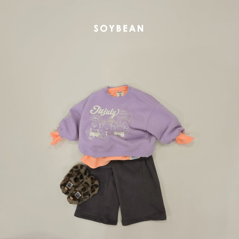Soybean - Korean Children Fashion - #childofig - Fleece Side Snap Pants - 9