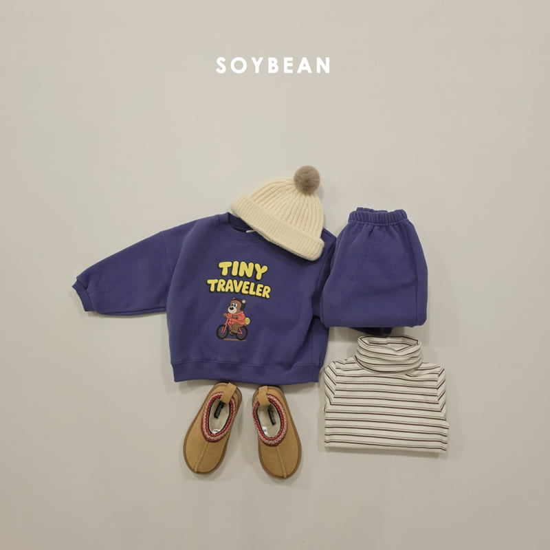Soybean - Korean Children Fashion - #childofig - Fleece Little Traveler Set - 8