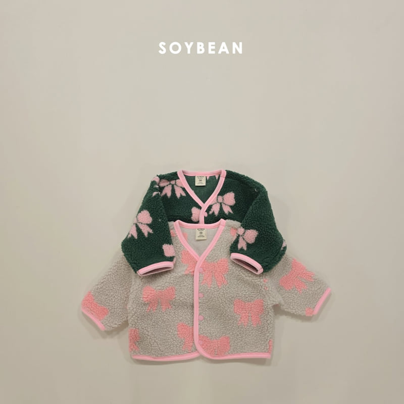 Soybean - Korean Children Fashion - #childofig - Ribbon Fleece Jacket - 11