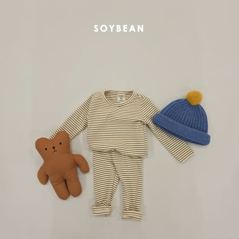 Soybean - Korean Children Fashion - #childrensboutique - Soft Stripe Easywear - 6