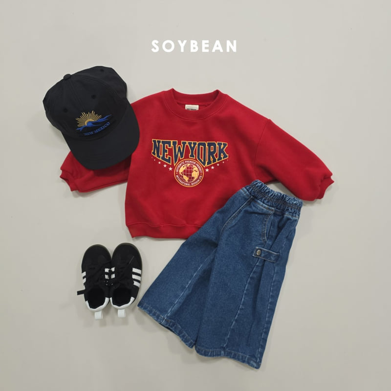 Soybean - Korean Children Fashion - #childrensboutique - New York Fleece Sweatshirt - 7