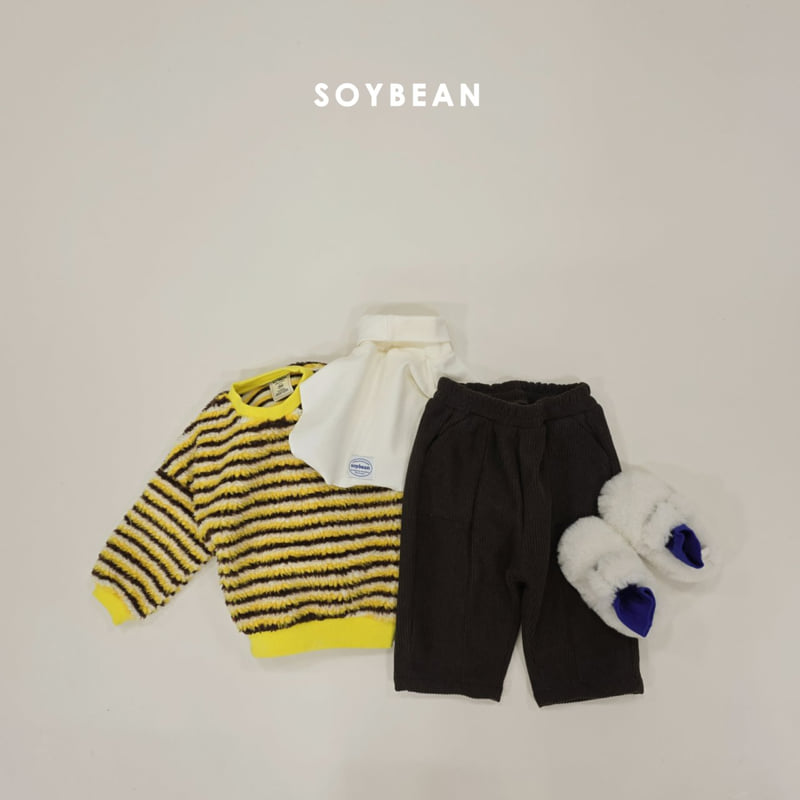 Soybean - Korean Children Fashion - #childrensboutique - Mock Neck Layered Tee - 6
