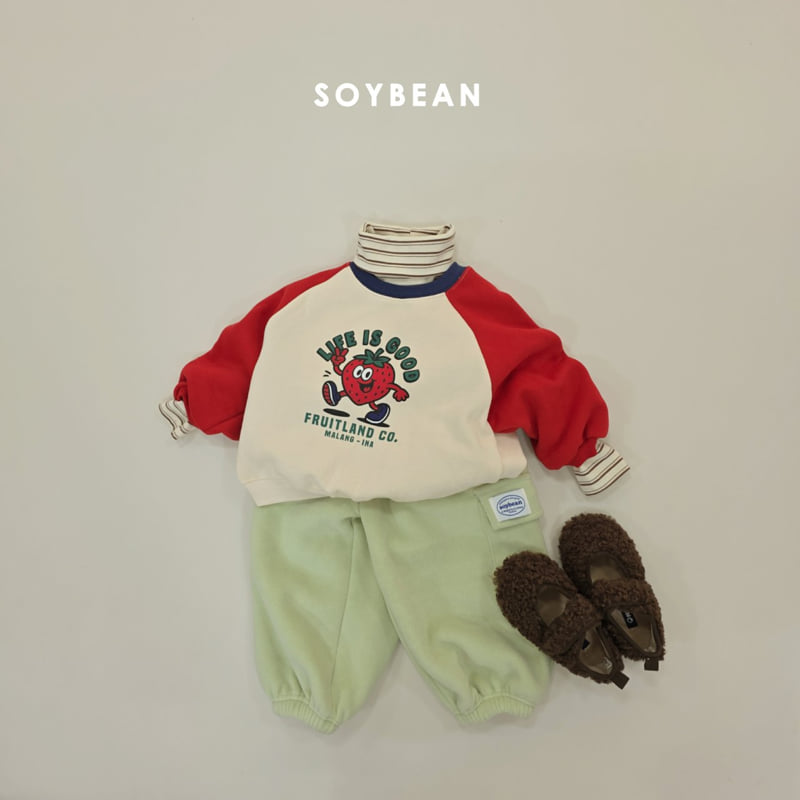 Soybean - Korean Children Fashion - #childofig - Fruit Fleece Sweatshirt - 4