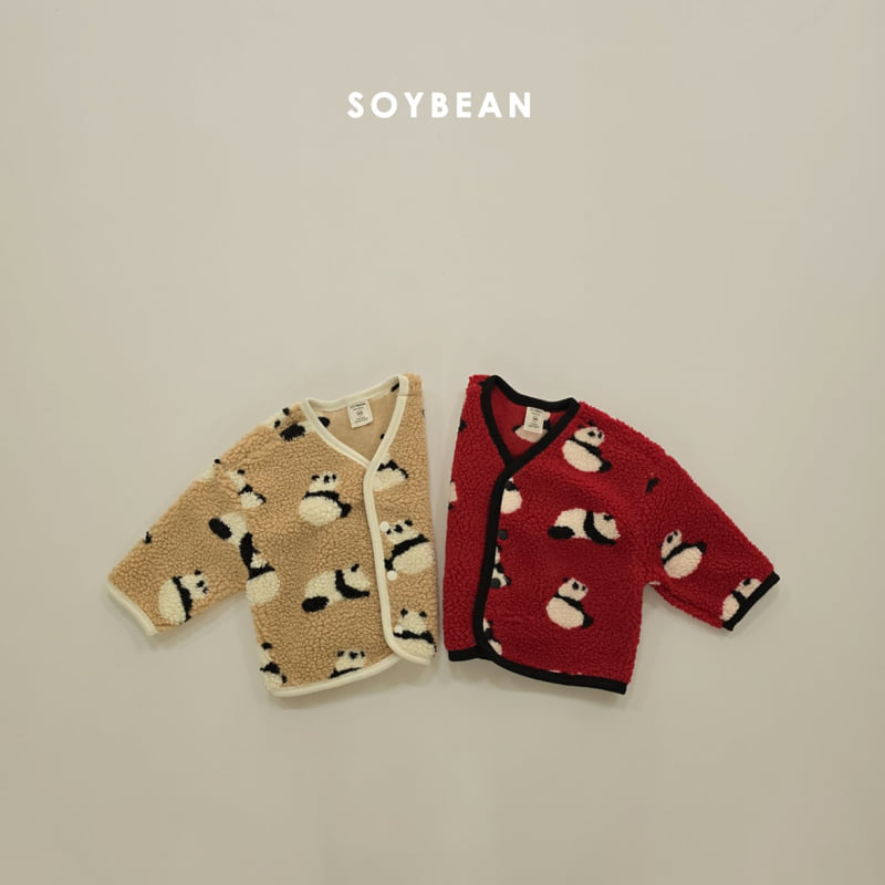 Soybean - Korean Children Fashion - #childrensboutique - Panda Fleece Jacket - 11