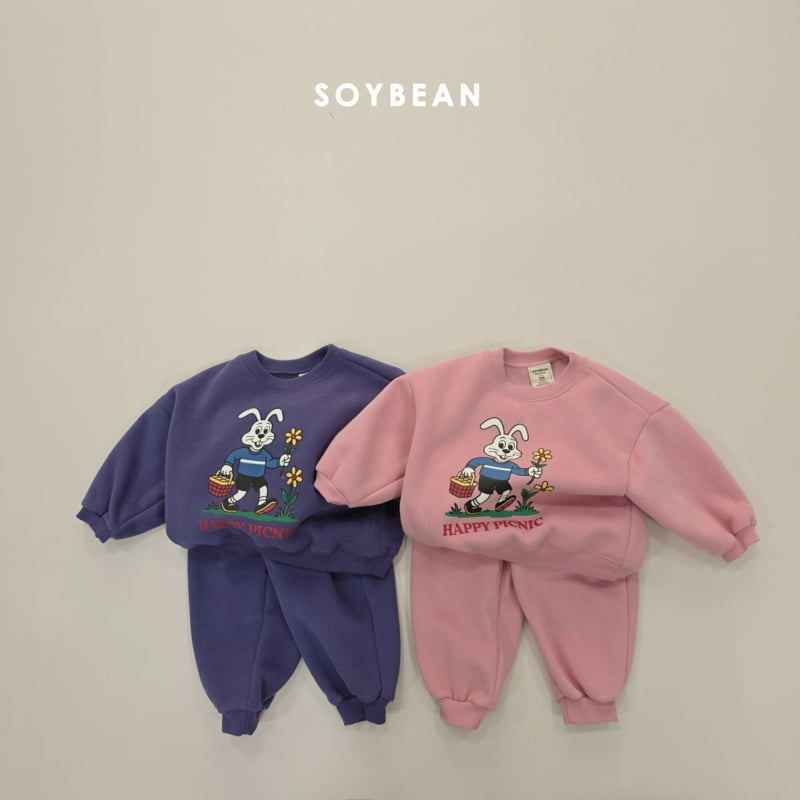 Soybean - Korean Children Fashion - #childrensboutique - Picnic Fleece Set