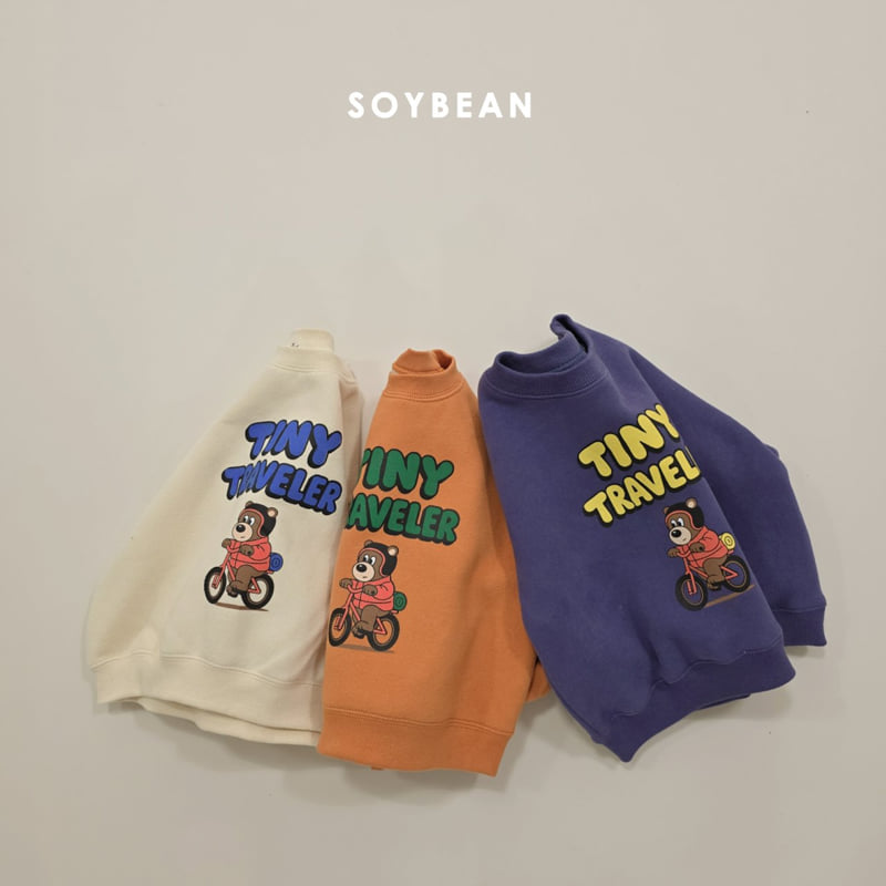 Soybean - Korean Children Fashion - #childrensboutique - Fleece Little Traveler Set - 9