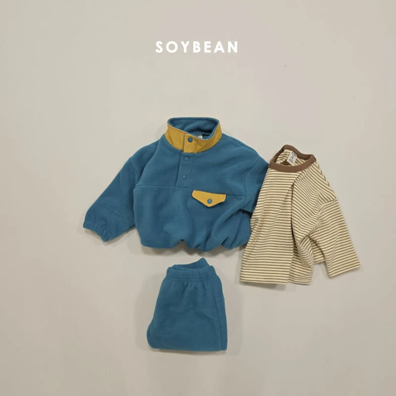 Soybean - Korean Children Fashion - #childrensboutique - Mountain Neck Fleece Set - 7