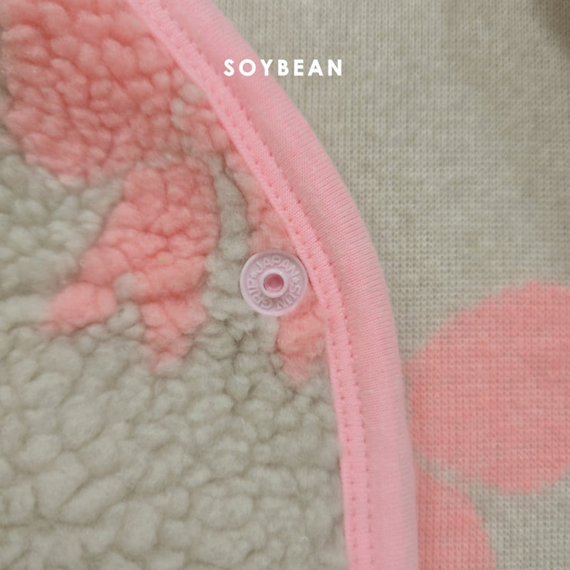 Soybean - Korean Children Fashion - #childrensboutique - Ribbon Fleece Jacket - 12