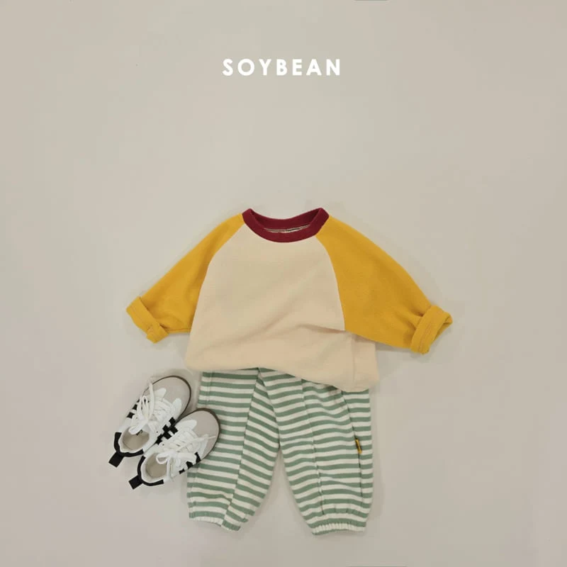 Soybean - Korean Children Fashion - #childrensboutique - Color Pang Fleece Tee - 8