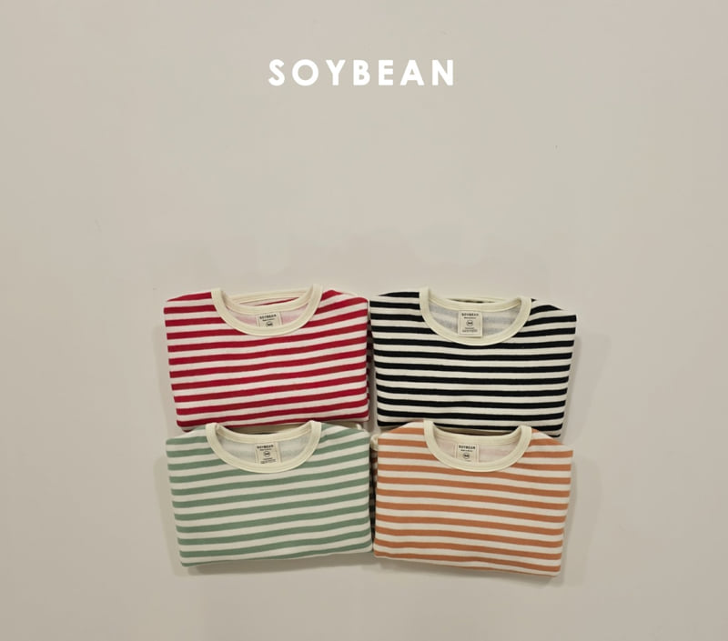Soybean - Korean Children Fashion - #designkidswear - Striped Fleece Sweatshirt - 7