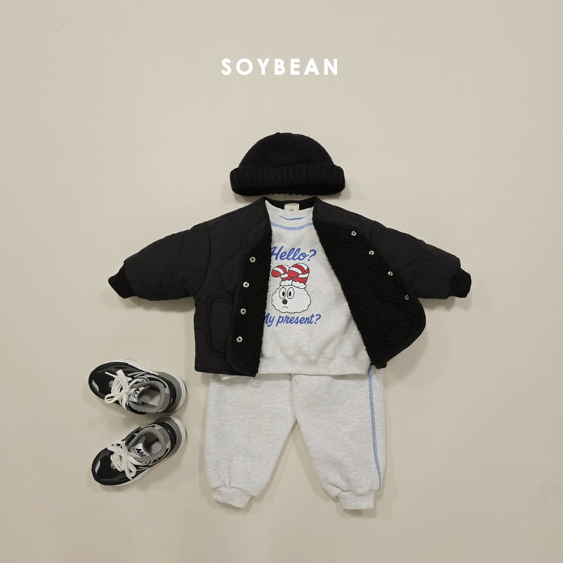 Soybean - Korean Children Fashion - #designkidswear - Cloud Bunny Fleece Set - 6