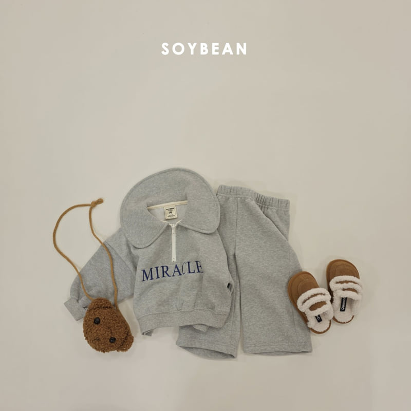 Soybean - Korean Children Fashion - #designkidswear - Miracle Half Zip-Up Set - 10