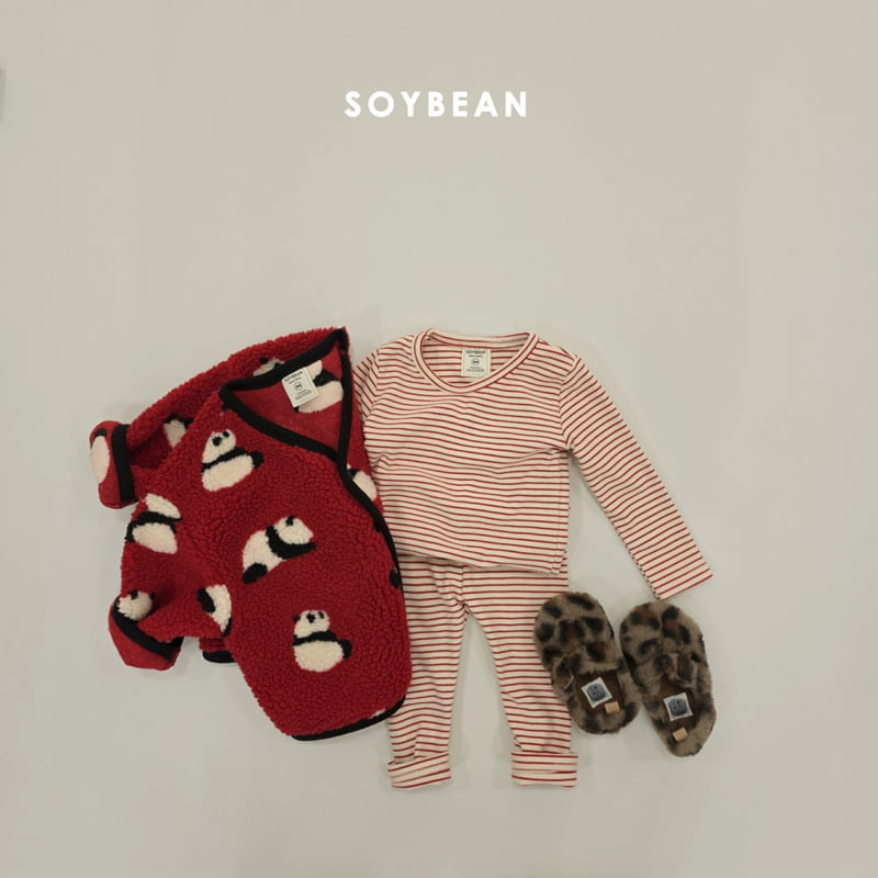 Soybean - Korean Children Fashion - #designkidswear - Soft Stripe Easywear - 7