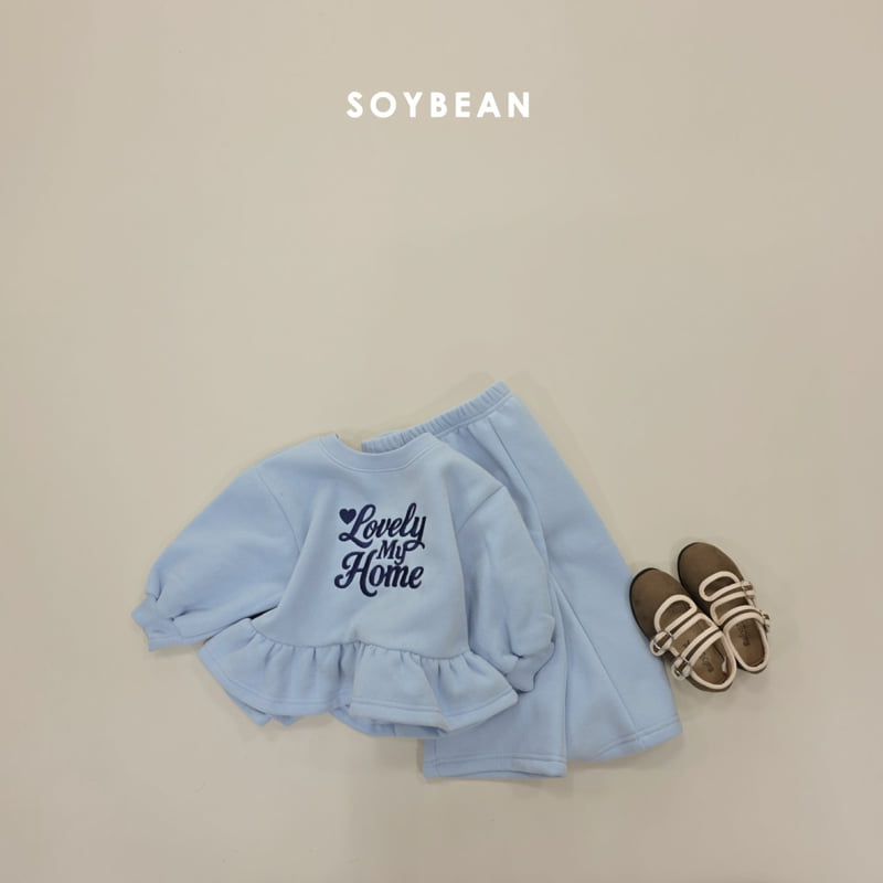 Soybean - Korean Children Fashion - #designkidswear - Lovely Frill Fleece Set - 9