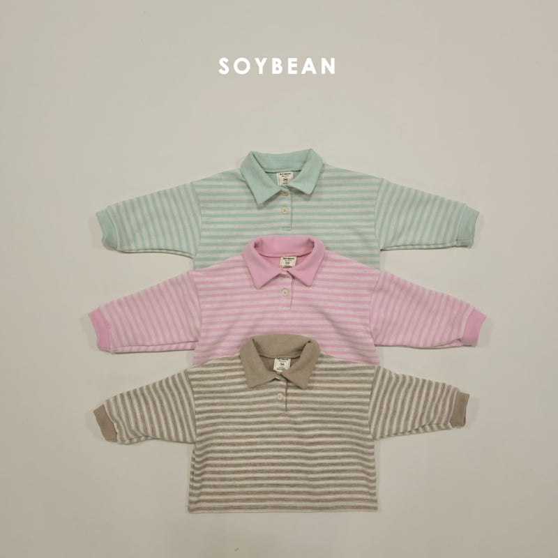 Soybean - Korean Children Fashion - #designkidswear - Soft Loose Collar Tee - 9