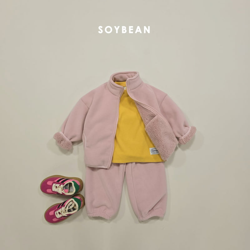 Soybean - Korean Children Fashion - #designkidswear - Super Fleece Zip-Up Set - 7