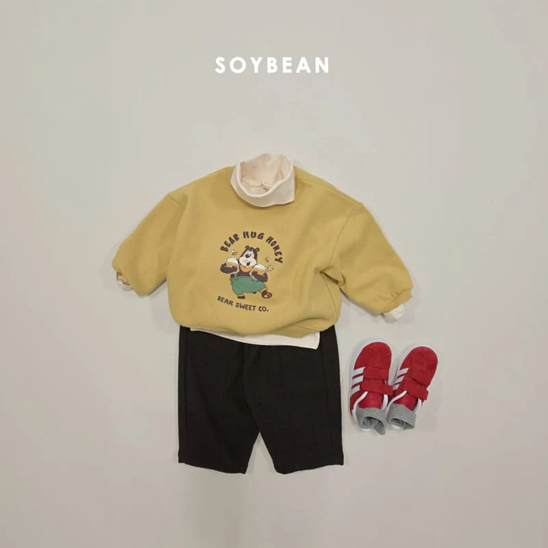 Soybean - Korean Children Fashion - #designkidswear - Honey Bear Fleece Sweatshirt - 5