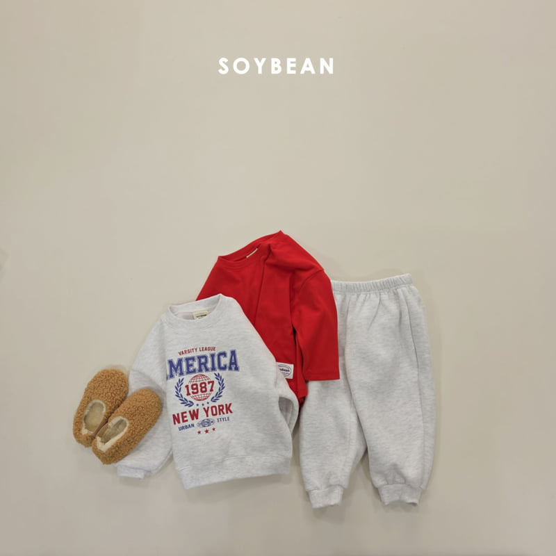 Soybean - Korean Children Fashion - #designkidswear - America Fleece Set - 9