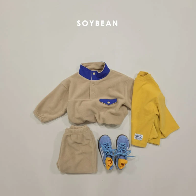 Soybean - Korean Children Fashion - #designkidswear - Mountain Neck Fleece Set - 8