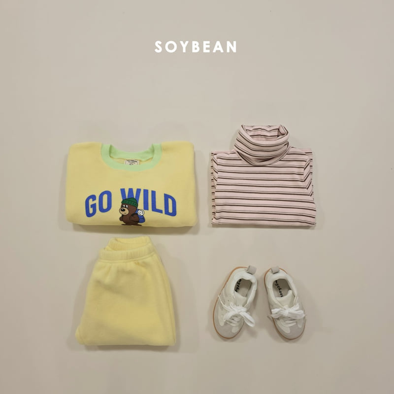Soybean - Korean Children Fashion - #designkidswear - Camping Bear Fleece Set - 6