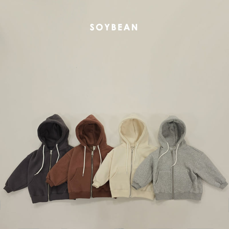 Soybean - Korean Children Fashion - #designkidswear - Fleece Hood Zip-Up
