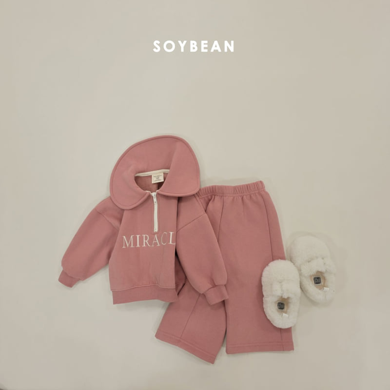 Soybean - Korean Children Fashion - #discoveringself - Miracle Half Zip-Up Set - 11