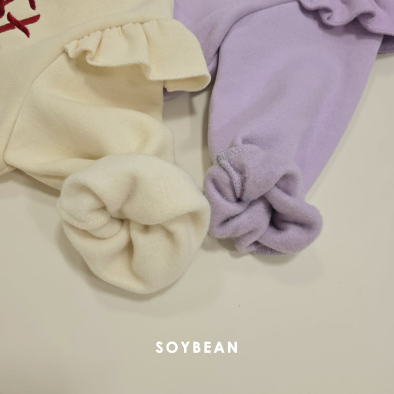Soybean - Korean Children Fashion - #discoveringself - Heart Frill Sweatshirt - 11