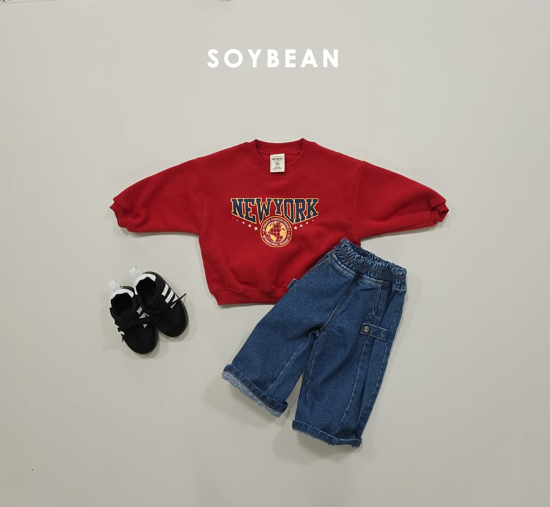 Soybean - Korean Children Fashion - #discoveringself - New York Fleece Sweatshirt - 9