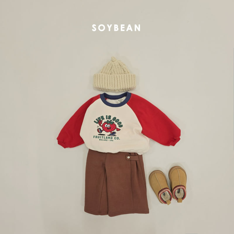 Soybean - Korean Children Fashion - #discoveringself - Fruit Fleece Sweatshirt - 6
