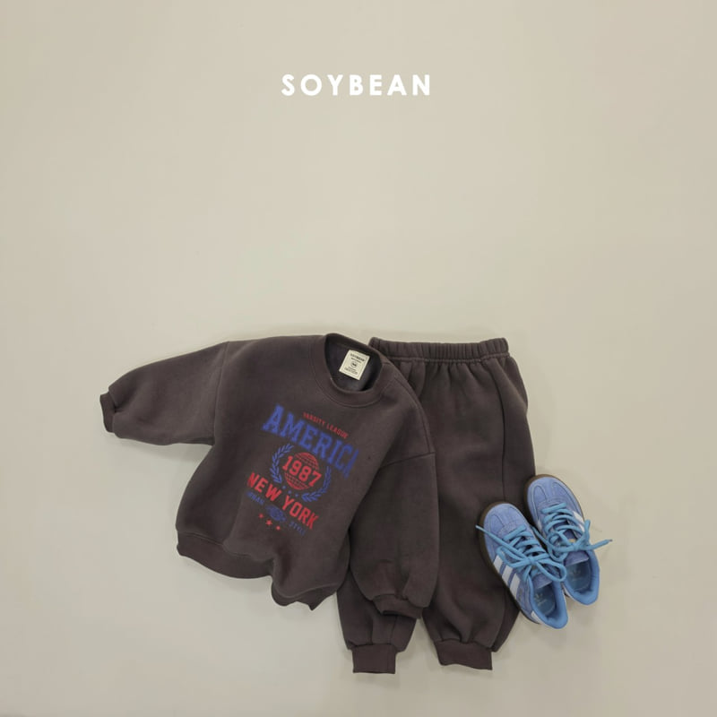 Soybean - Korean Children Fashion - #discoveringself - America Fleece Set - 10